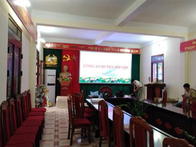màn hình led P3 tại Công an huyện Sốp Cộp - tỉnh Sơn La